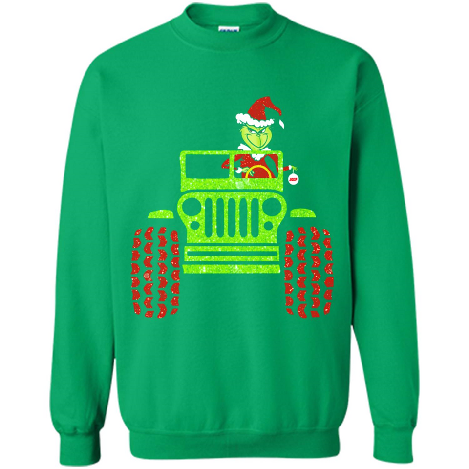 Grinch Jeep Christmas