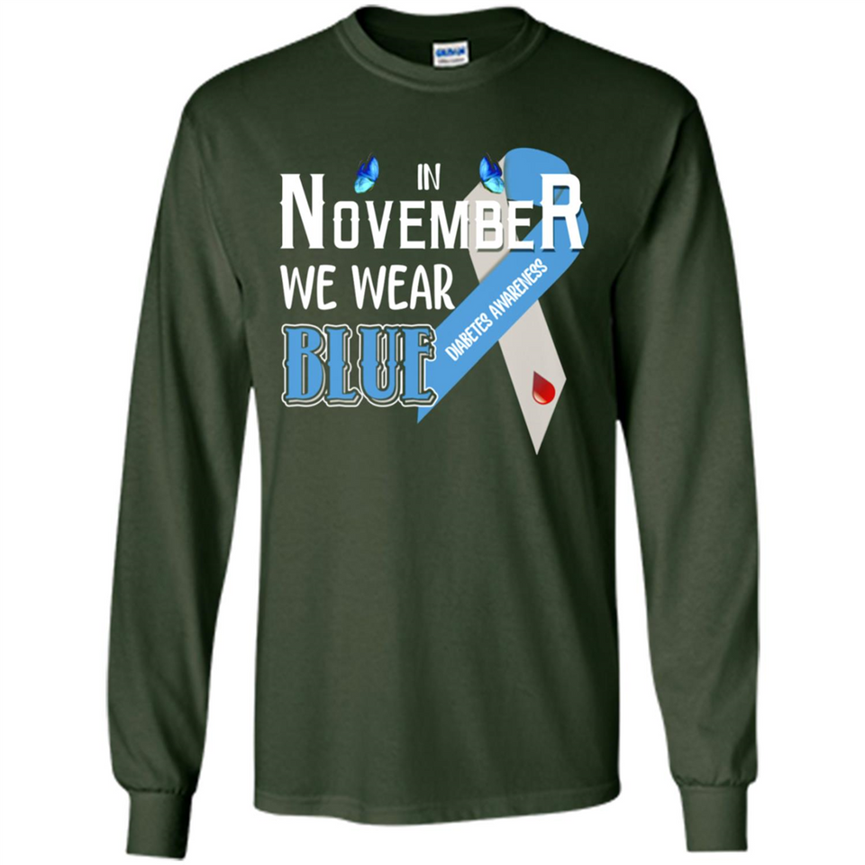 November We Wear Blue Diabetes Awareness
