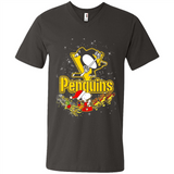 Snoopy Christmas Pittsburgh Penguins - Men's V-Neck
