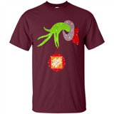 Grinch hand holding Logo HomeDepot Glitter Christmas - Shirt