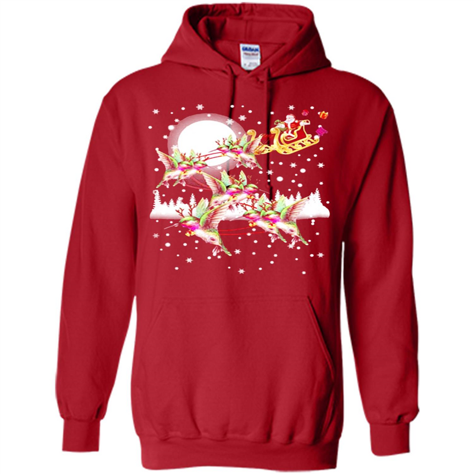 Hummingbird Santa Sleigh - Hoodie