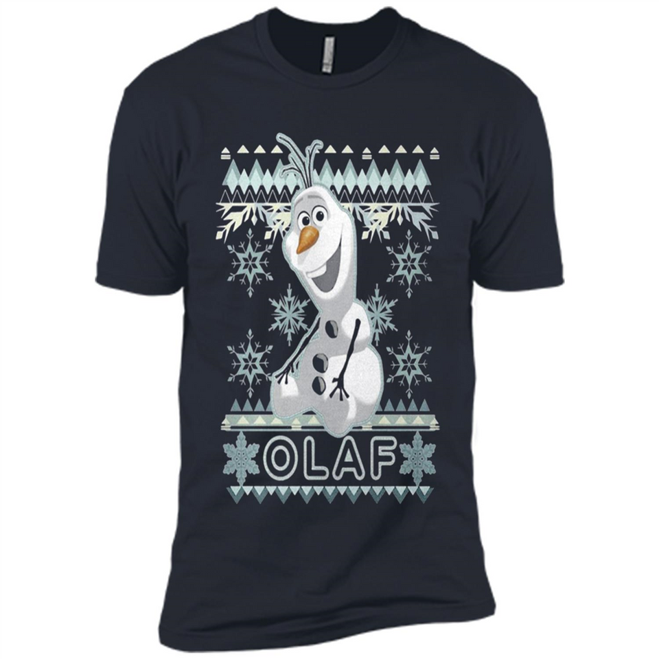 Olaf frozen ugly christmas sweater - Premium Short Sleeve T-Shirt