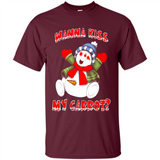 Snowman Wanna Kiss My Carrot Christmas - Shirt