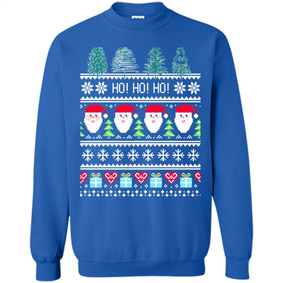 Ugly Merry Christmas Tree Santa Snowflakes