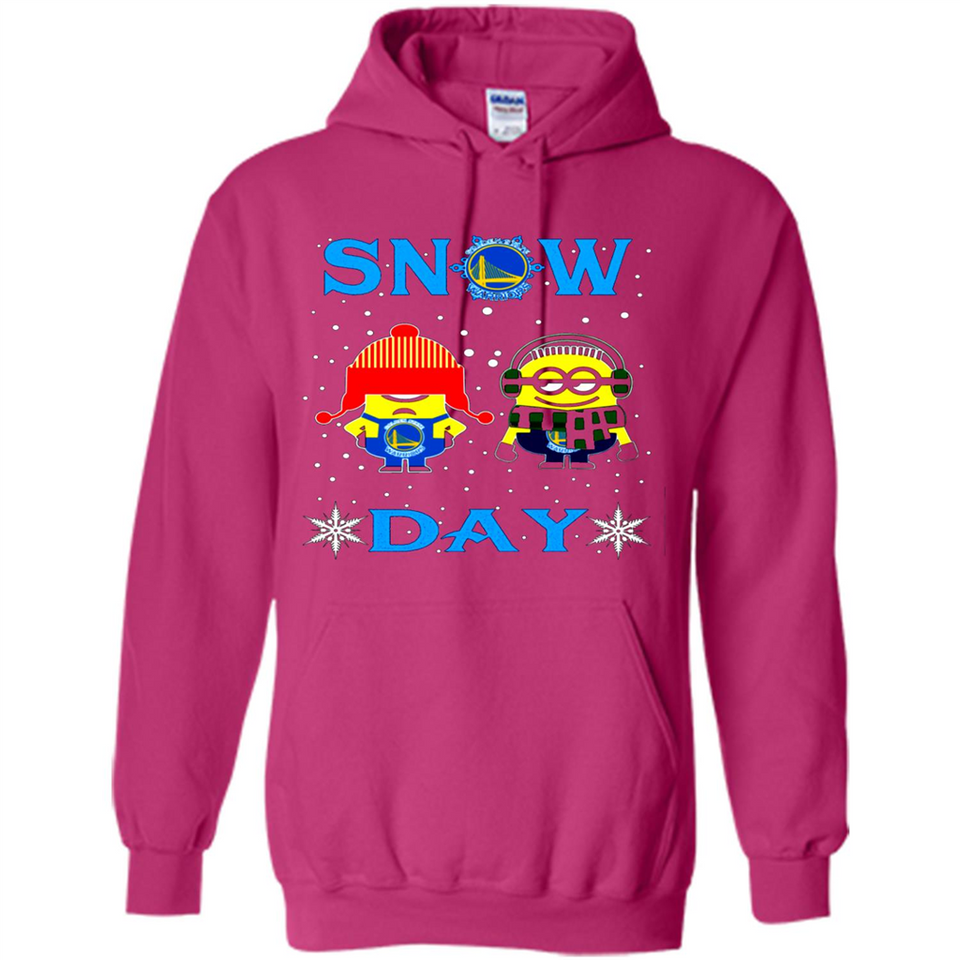Snow Day Shirt For Golden State Warriors Vs Minion Fans pingpong