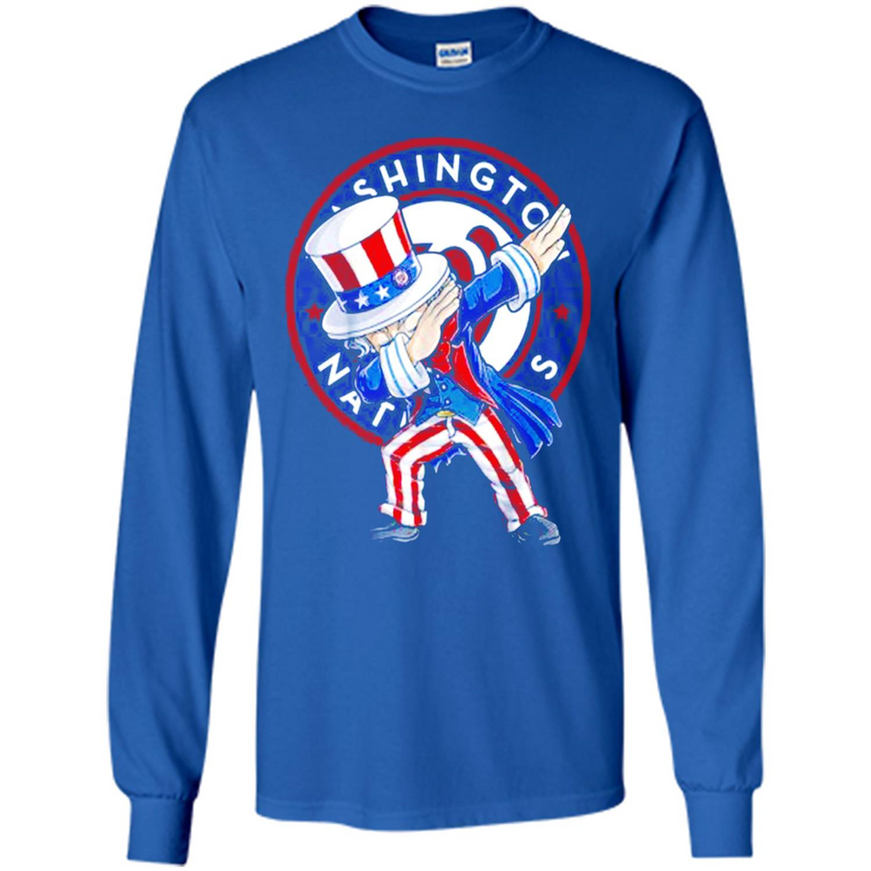 MLB WASHINGTON NATIONALS UNCLE SAM DABBING INDEPENDENCE DAY