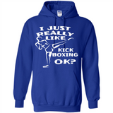 Kick Boxing Shirt Kick Boxer Boxing Workout - Hoodie