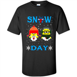 Snow Day Shirt For Chicago Bulls Vs Minion Fans pingpong