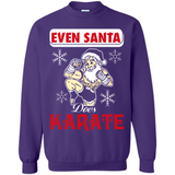 Even Santa Does Karate - Funny Karate - Sweatshirt