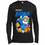 Grumpy Santa Claus Detroit Lions Football Team PINGPONG
