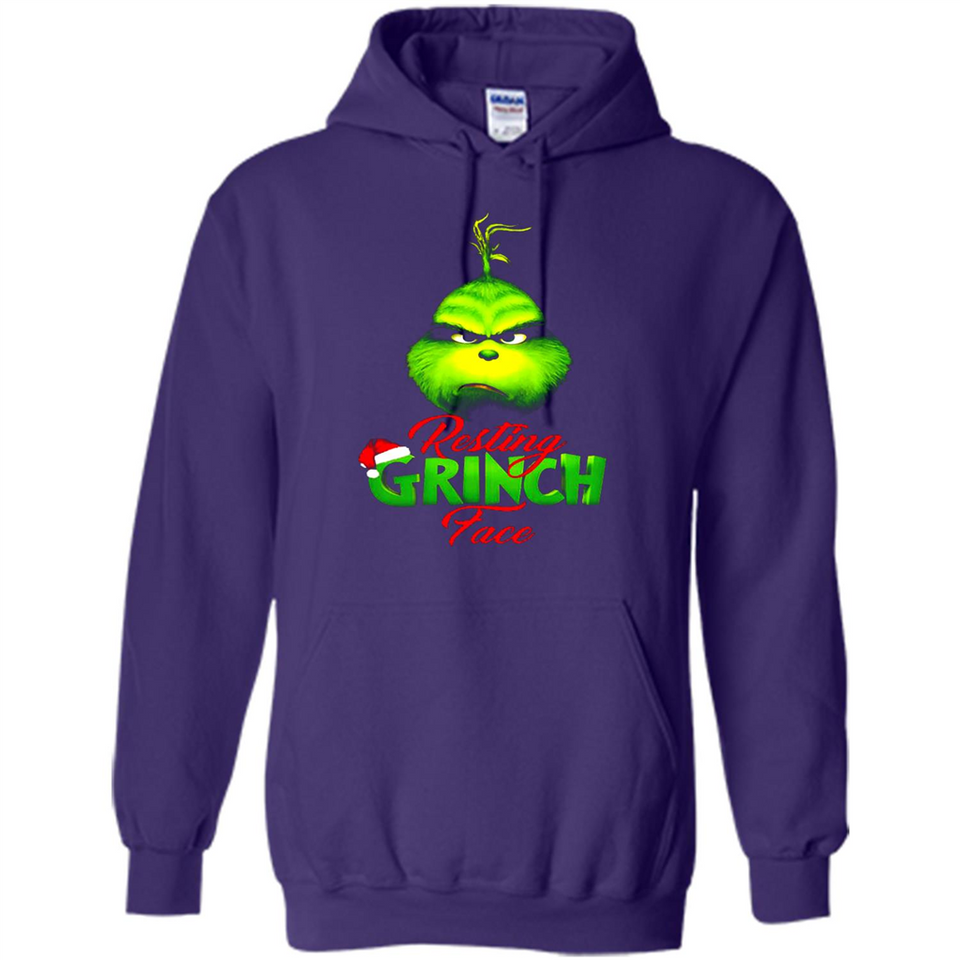 Resting Grinch Face Shirt PINGPONG - Hoodie