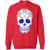 St. Louis Blues Hockey Sugar Skull Day of the Dead