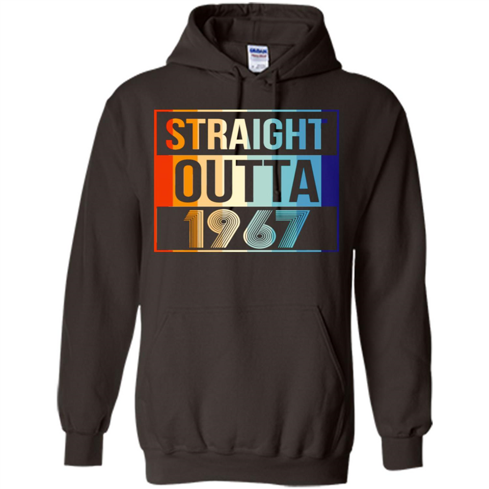 Retro Straight Outta 1967 51 Years Old - Hoodie