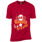Snoopy Christmas San Francisco Giants - Premium Short Sleeve T-Shirt