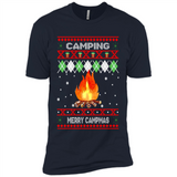 Merry Campmas Ugly Christmas - Premium Short Sleeve T-Shirt