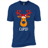 Cupid Santa Claus Funny Xmas Holiday T-Shirt - Premium Short Sleeve T-Shirt