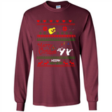 Music Ugly Christmas SweatShirt - Long Sleeve T-Shirt