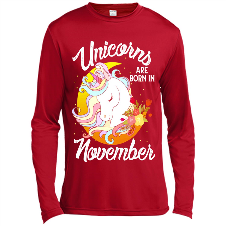 Unicorns Are Born In November Magical Rainbow