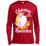 Unicorns Are Born In November Magical Rainbow