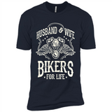 Husband & Wife Biker For Life Couple