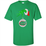 Funny Florida Gators Glitter Grinch Monogram Ornament Christmas Gift - Shirt