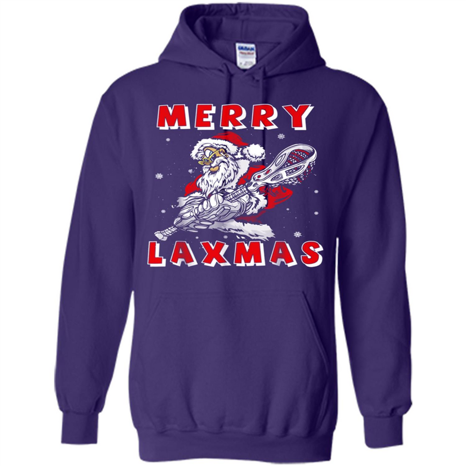 Lacrosse Merry Laxmas Santa - Hoodie