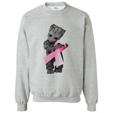 Groot Hug Breast Cancer - Sweatshirt