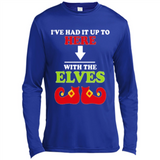 Ive Had It Up To Here With The Elves - Canvas Long Sleeve T-Shirt