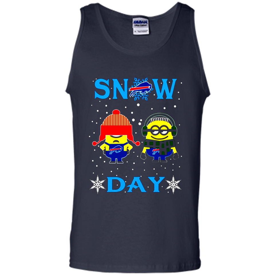 Snow Day Shirt For Buffalo Bills Vs Minion Fans pingpong