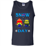 Snow Day Shirt For Buffalo Bills Vs Minion Fans pingpong