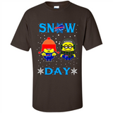 Snow Day Shirt For Buffalo Bills Vs Minion Fans pingpong
