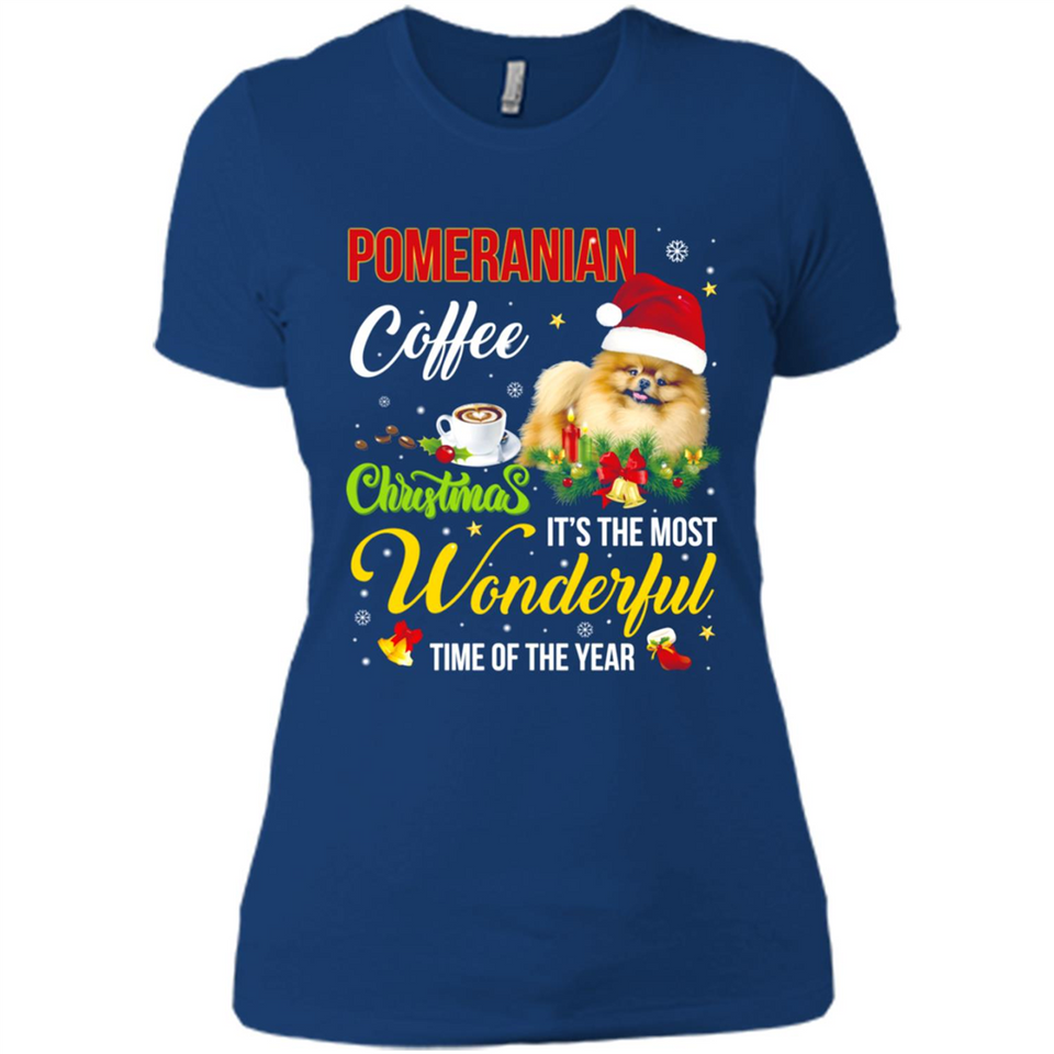 Pomeranian Coffee Wonderful Christmas