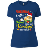 Pomeranian Coffee Wonderful Christmas