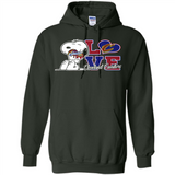 Snoopy loves NBA Cleveland Cavaliers - Hoodie