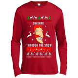 Nigel Thornberry Smashing through the snow Christmas sweatshirt PINGPONG