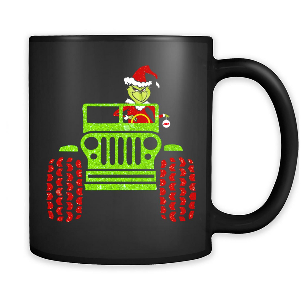 Grinch Jeep Christmas