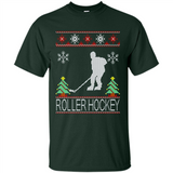 roller hockey Christmas ugly