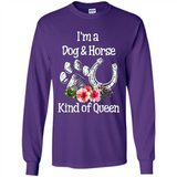 I'm A Dog & Horse Shirt Animal Lover Gift