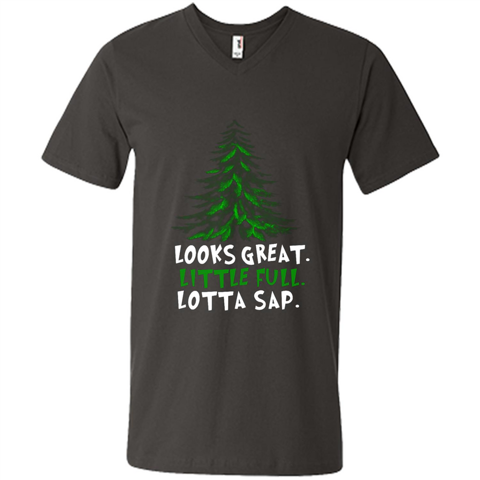 Looks Great Little Full Lotta Sap Funny Christmas Mug PINGPONG - Men's V-Neck