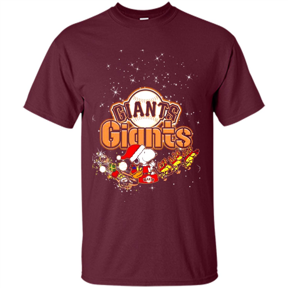 Snoopy Christmas San Francisco Giants - Shirt