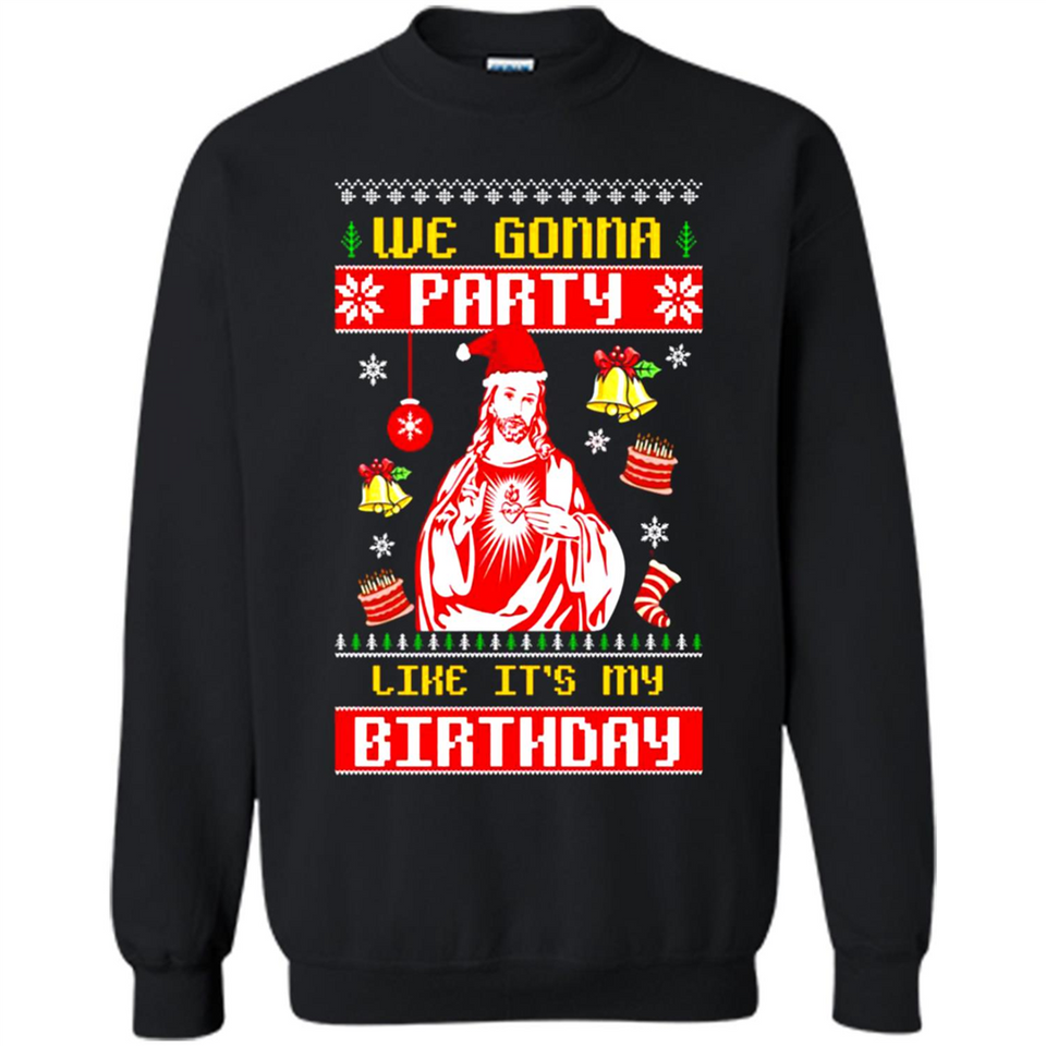 We Gonna Party Like It's My Birthday Jesus Christmas PINGPONG