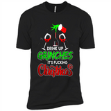 Drink Up Grinches It_s Fucking Christmas Funny Sweatshirt - Premium Short Sleeve T-Shirt
