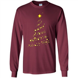 Modern Christmas Tree Light Led Merry Xmas Mug PINGPONG - Long Sleeve T-Shirt