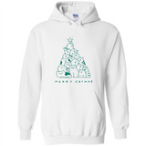 Merry Catmas Funny Cat Christmas Tree Sweatshirt - Hoodie