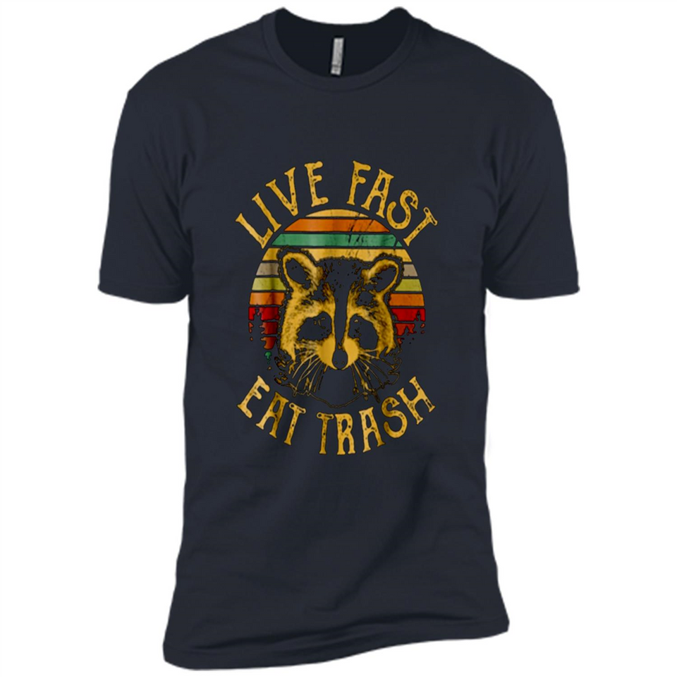 Live fast eat trash bear vintage camping PINGPONG