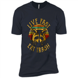 Live fast eat trash bear vintage camping PINGPONG