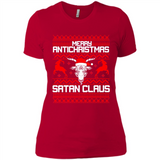 Merry Antichristmas Satan Claus - Ladies' Boyfriend T-Shirt