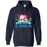 Unicorns are born in Libra Birthday Rainbow Gift Ladies Custom