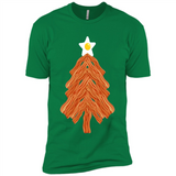 Bacon & Eggs Over Easy Fried Food Breakfast Xmas Tree Foodie - Premium Short Sleeve T-Shirt