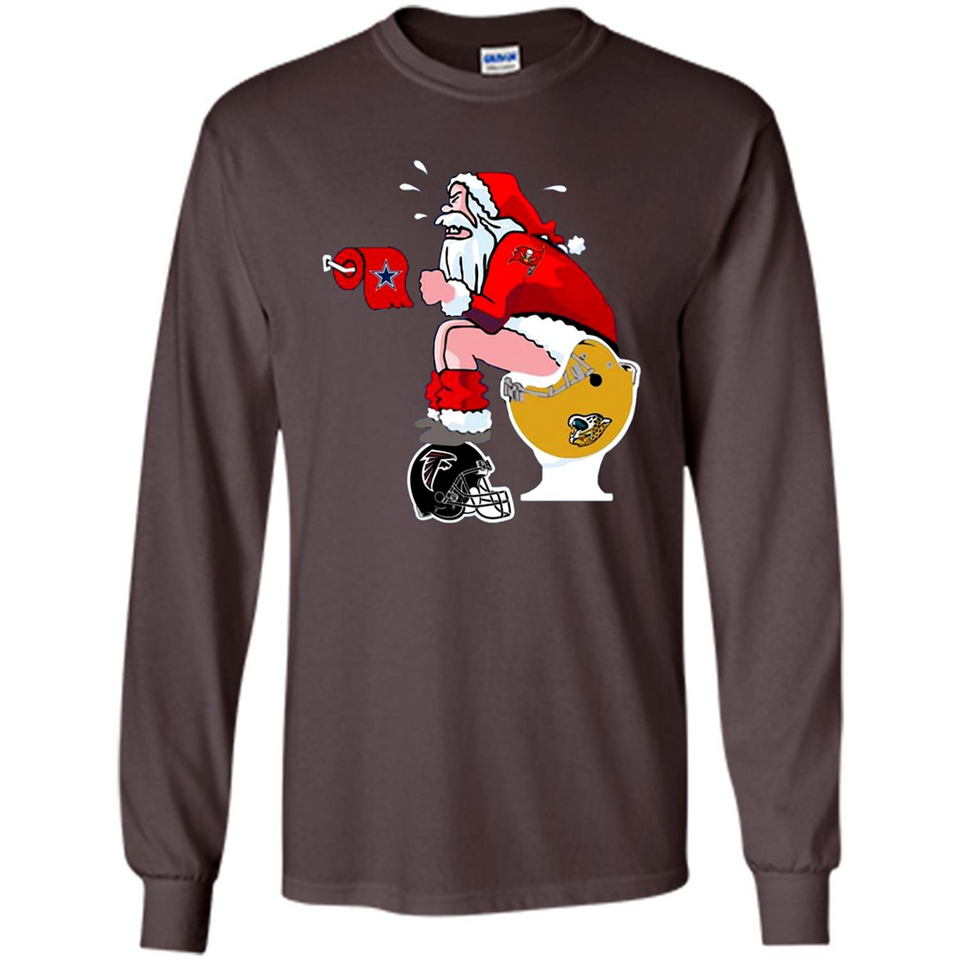 Tampa Bay Buccaneers Santa Claus Toilet